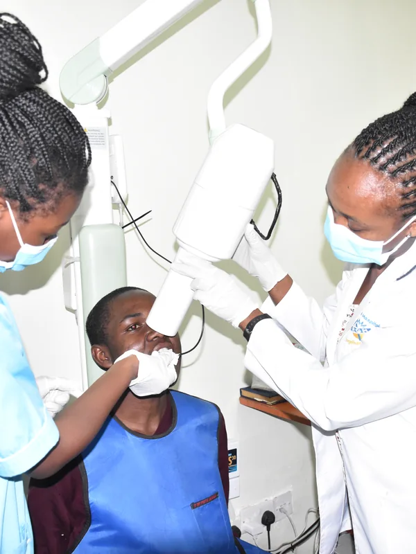 Student training at Radiant Hospital Training Institute